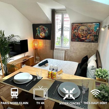 Studio Douillet Hypercentre 12 Min De Paris 엉갱래뱅 외부 사진